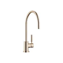 Tara Brushed Champagne Kt Gold Kitchen Faucets Single Lever Mixer