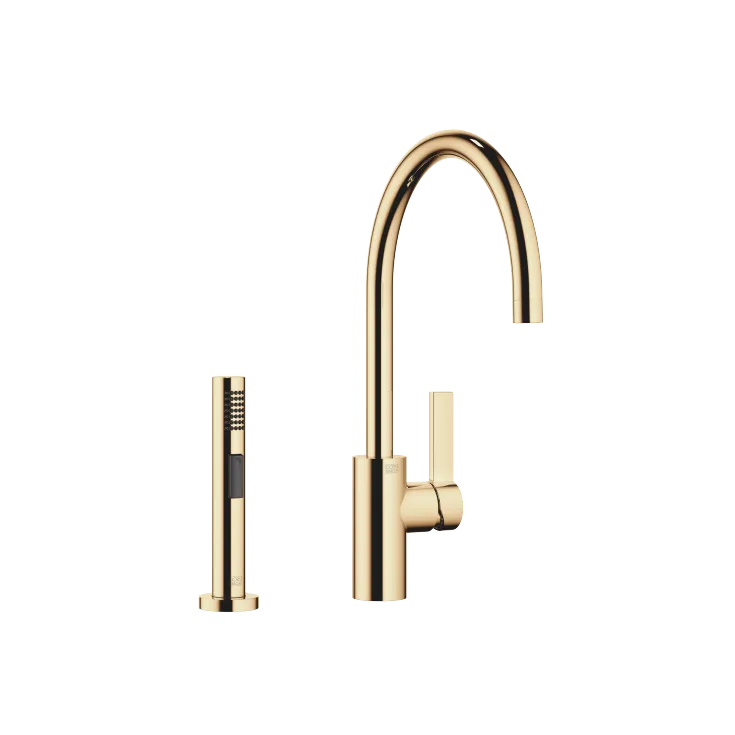 TARA ULTRA Durabrass 23kt Gold Kitchen Faucets Single Lever Mixer