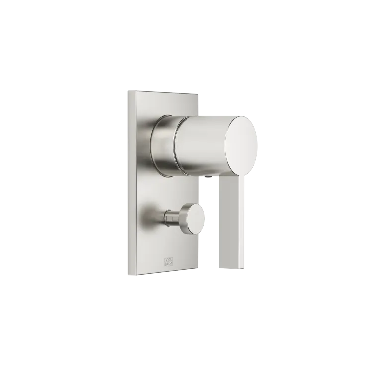 Concealed single-lever mixer with diverter - Brushed Platinum - 36 120 670-06