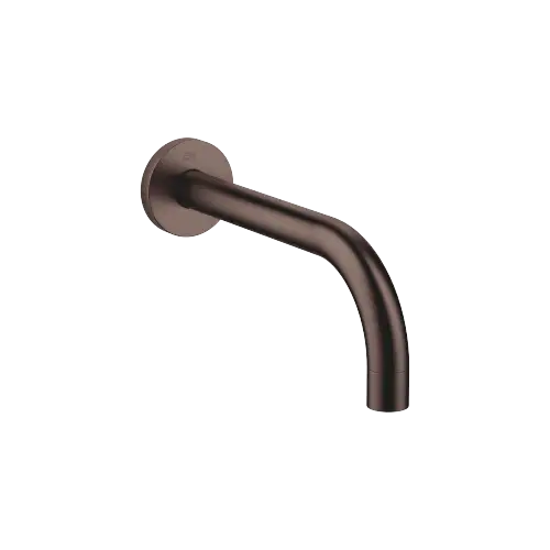 Wall-mounted basin spout without pop-up waste - Brushed Dark Bronze (PVD) - 13 800 882-43