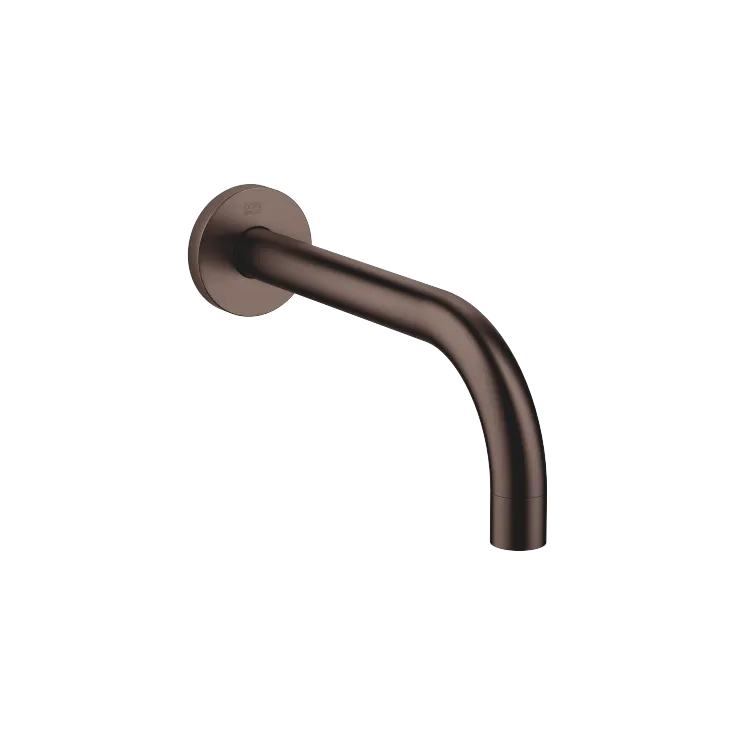 Bec déverseur pour lavabo, montage mural sans garniture d’écoulement - Dark Bronze brossé (PVD) - 13 800 882-43