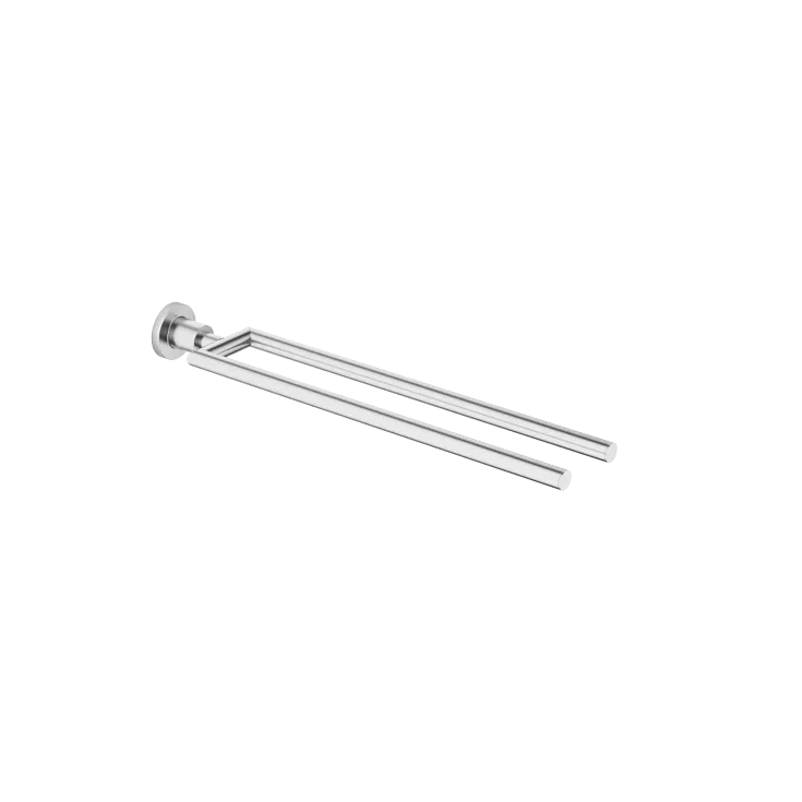TARA Towel bar in two parts non-swivel - Brushed Chrome - 83 210 892-93