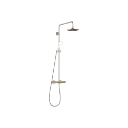 Showerpipe mit Brause-Thermostat ohne Handbrause FlowReduce 220 mm - Champagne (22kt Gold) - 34 464 979-47