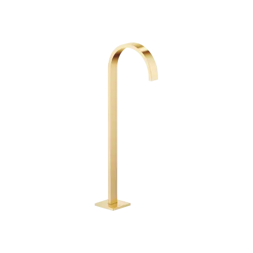 MEM Bath spout without diverter for free-standing assembly - Brushed Durabrass (23kt Gold) - 13 672 780-28