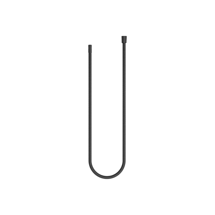 Metal shower hose extendable 1/2" x 3/8" x 1250 mm - Matte Black - 28 404 970-33