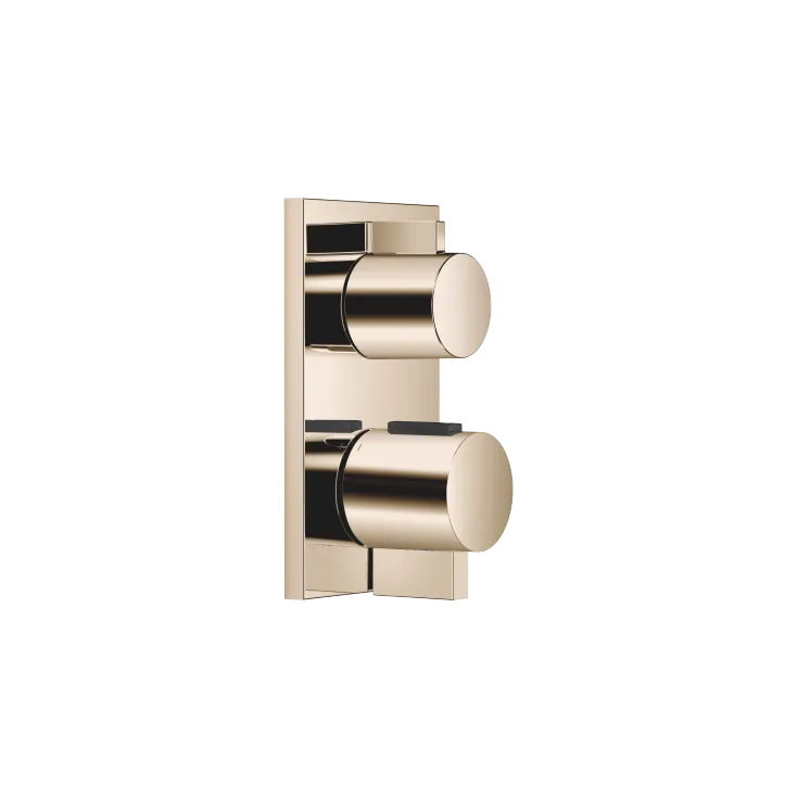 Concealed thermostat with one-way diverter - Champagne (22kt Gold) - 36 425 670-47 0010