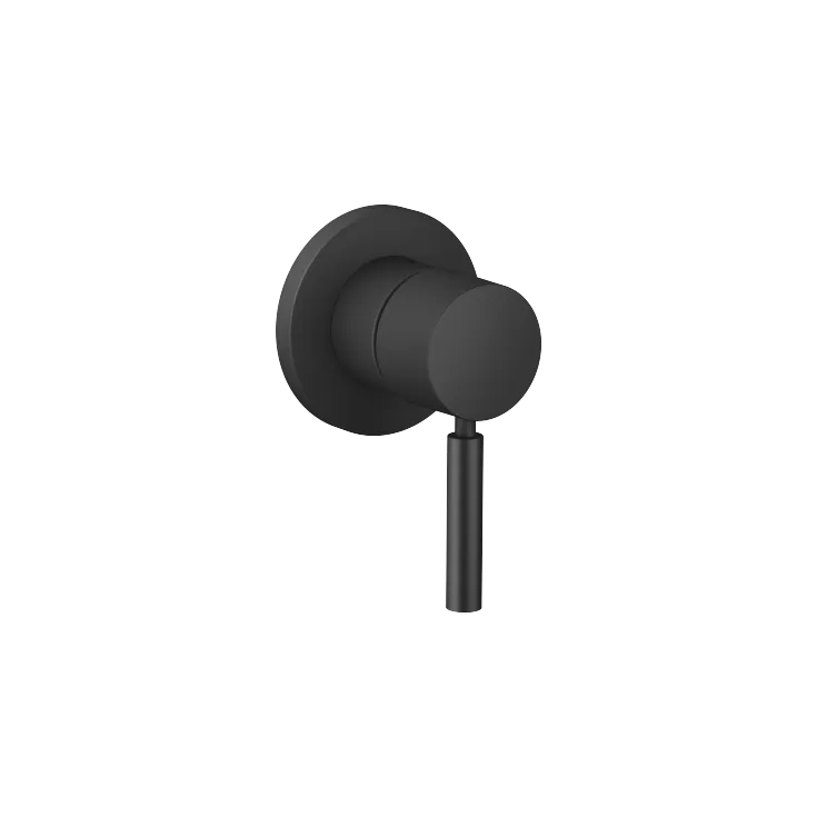 Mitigeur monocommande encastré sur plaque de recouvrement - Noir mat - 36 060 660-33