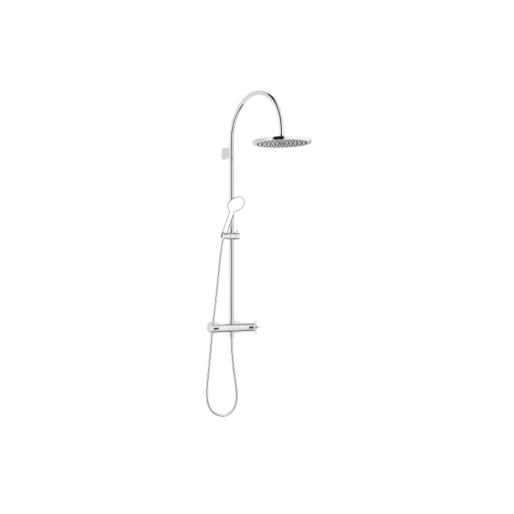VAIA Shower pipe with shower thermostat without hand shower - Chrome - 34 460 809-00