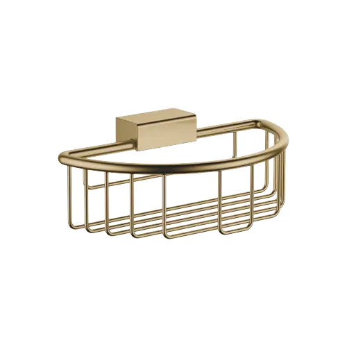 Shower basket for wall mounting - Brushed Dark Brass (PVD) - 83 290 970-39