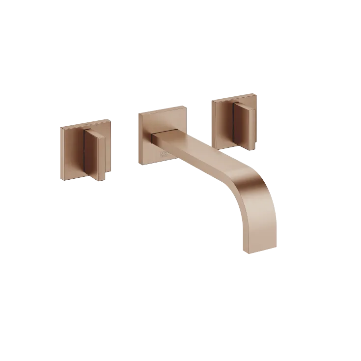 MEM Wall-mounted basin mixer without pop-up waste - Brushed Bronze (PVD) - 36 712 782-42 0010