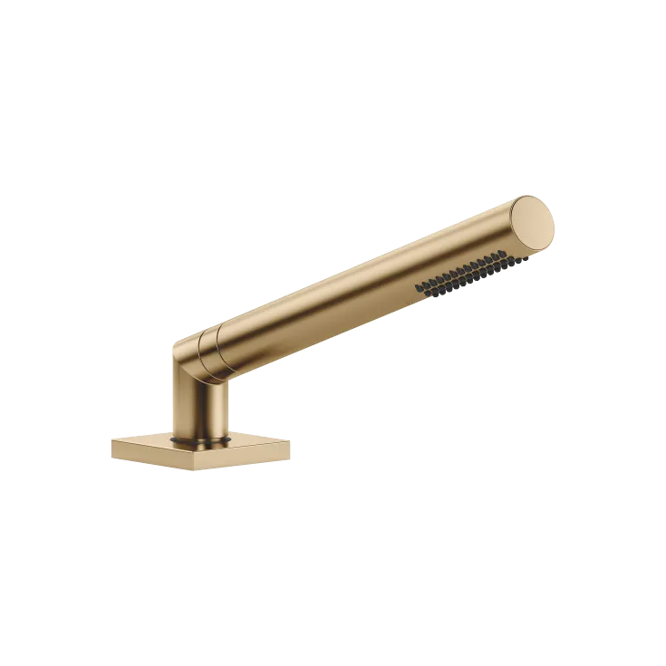 Hand shower set for bath rim or tile edge installation - Brushed Dark Brass - 27 702 980-39 0050