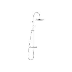 TARA Colonne de douche avec thermostat de douche sans douchette - Chrome brossé - 34 465 892-93