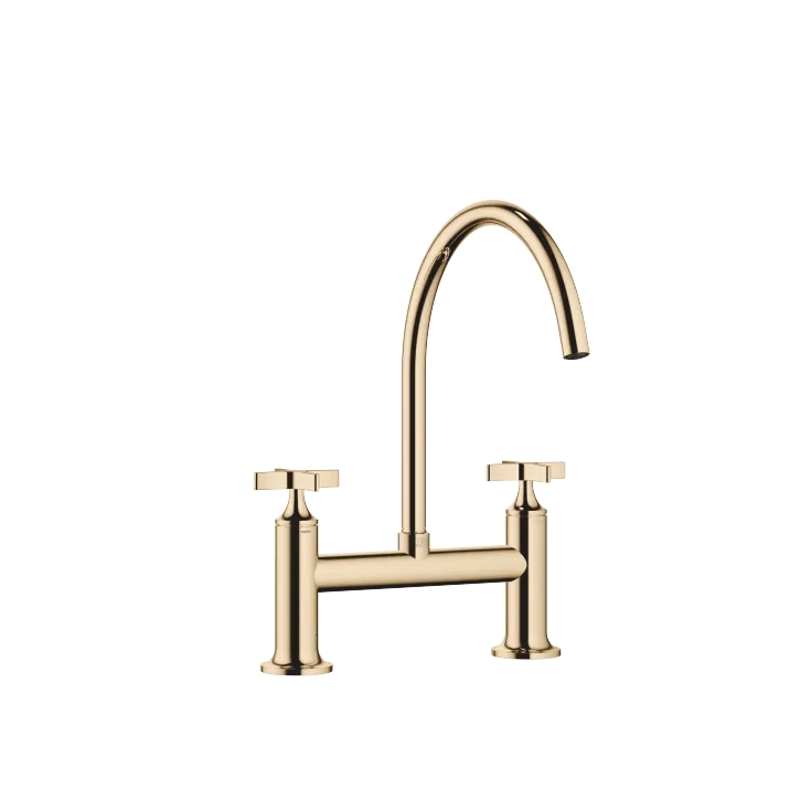 VAIA Two-hole bridge mixer For sprayer / professional sprayer - Durabrass (23kt Gold) - 19 825 809-09 0010