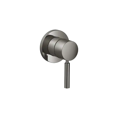 Concealed single-lever mixer with cover plate - Dark Chrome - 36 060 660-19