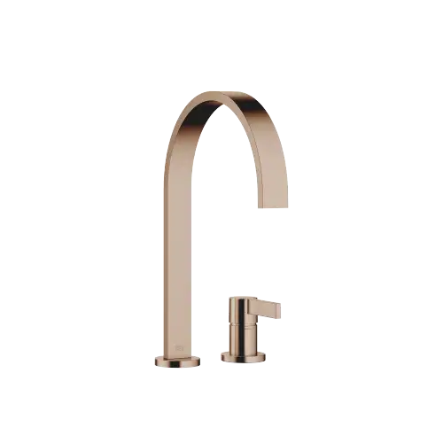 MEM Two-hole mixer with individual rosettes - Brushed Bronze (PVD) - 32 815 682-42