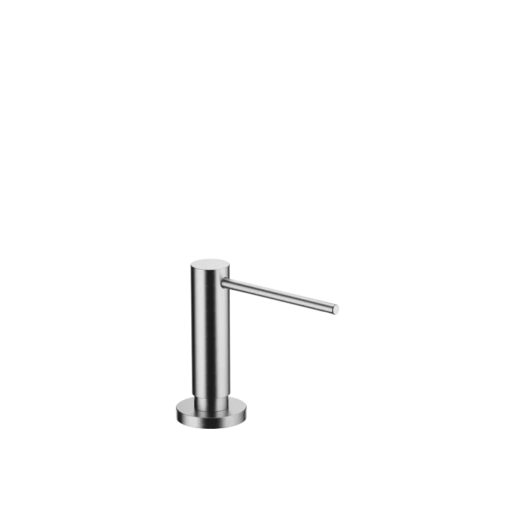 Dispenser with rosette - Brushed Chrome - 82 444 970-93