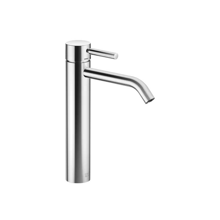META Single-lever basin mixer with raised base without pop-up waste - Chrome - 33 539 660-00 0010