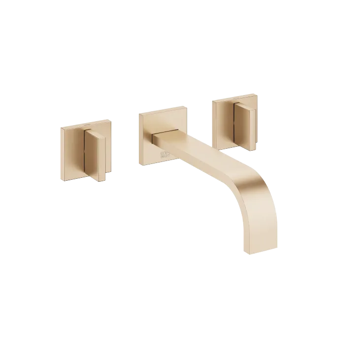 MEM Wall-mounted basin mixer without pop-up waste - Brushed Champagne (22kt Gold) - 36 712 782-46