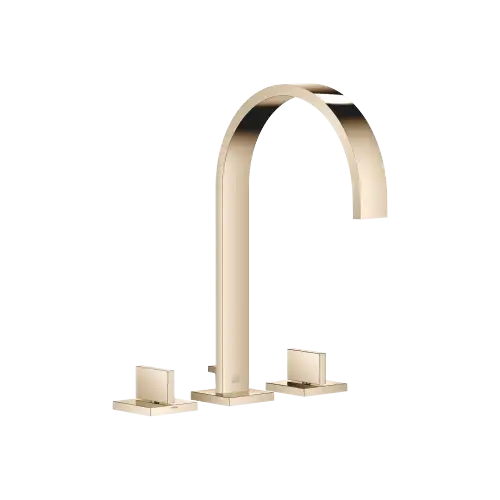 MEM Three-hole basin mixer with pop-up waste - Champagne (22kt Gold) - 20 715 782-47