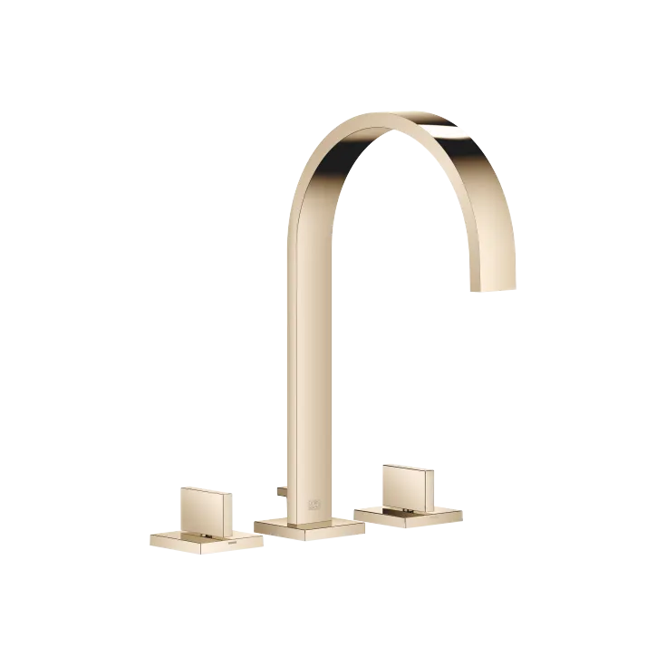 MEM Three-hole basin mixer with pop-up waste - Champagne (22kt Gold) - 20 715 782-47