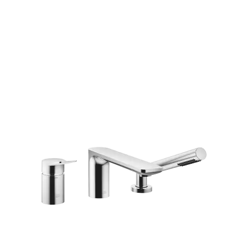 LISSÉ Three-hole single-lever bath mixer for bath rim or tile edge installation - Chrome - 27 412 845-00 0050