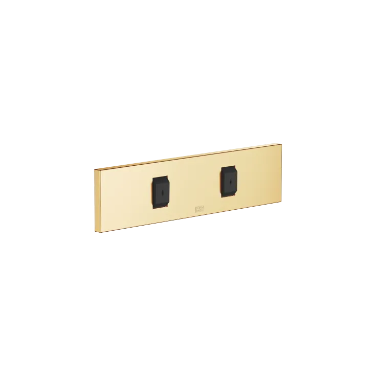 WATER FAN vertical Concealed body spray - Brushed Durabrass (23kt Gold) - 36 513 979-28 0010