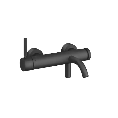 META Single-lever bath mixer for wall mounting without shower set - Matte Black - 33 200 660-33