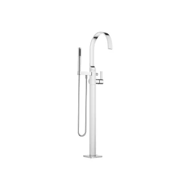Single-lever bath mixer with stand pipe for free-standing assembly with hand shower set - 25 863 782-00