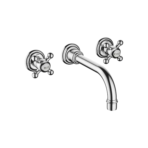 MADISON Wall-mounted basin mixer without pop-up waste - Chrome - 36 712 361-00