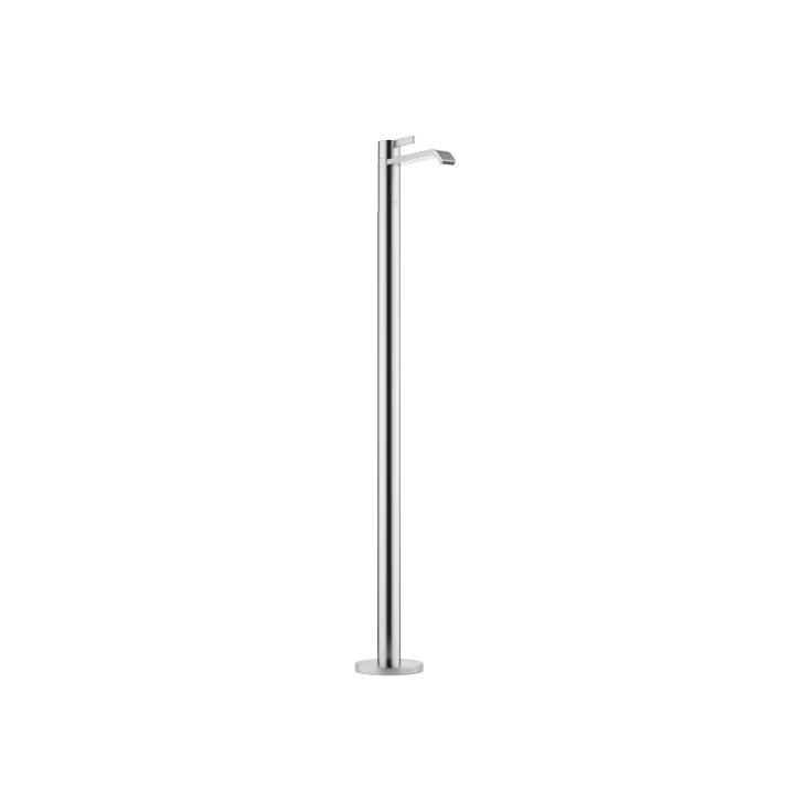 IMO Single-hole basin mixer with stand pipe without pop-up waste - Brushed Chrome - 22 585 671-93
