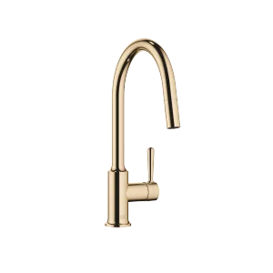 VAIA Single-lever mixer Pull-down with spray function - Durabrass (23kt Gold) - 33 870 809-09 0010