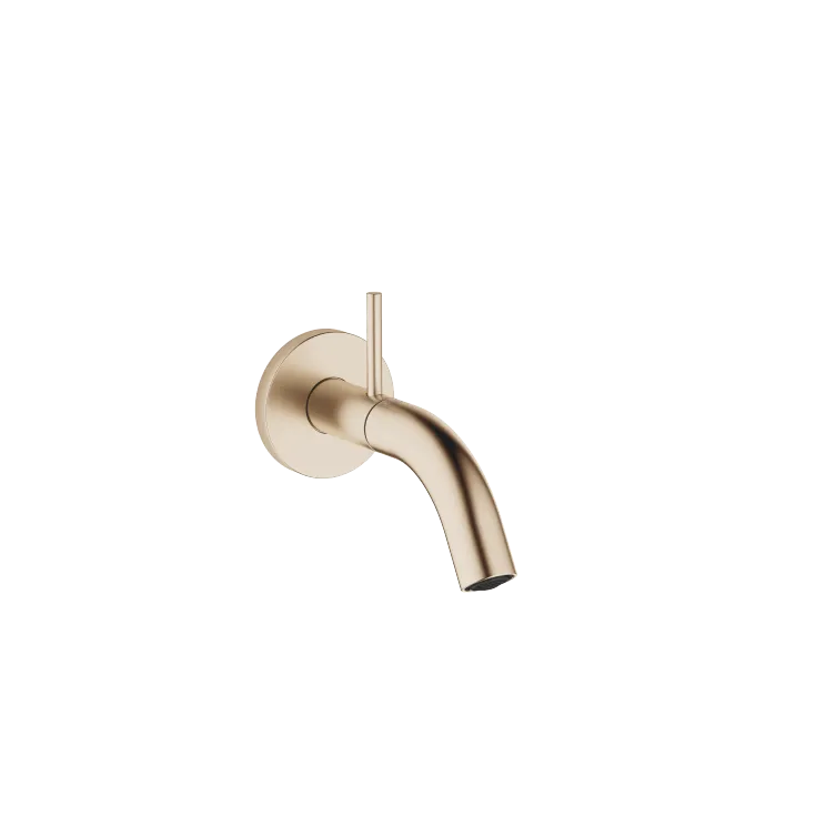 META Wall-mounted valve cold water without pop-up waste - Brushed Champagne (22kt Gold) - 30 010 662-46