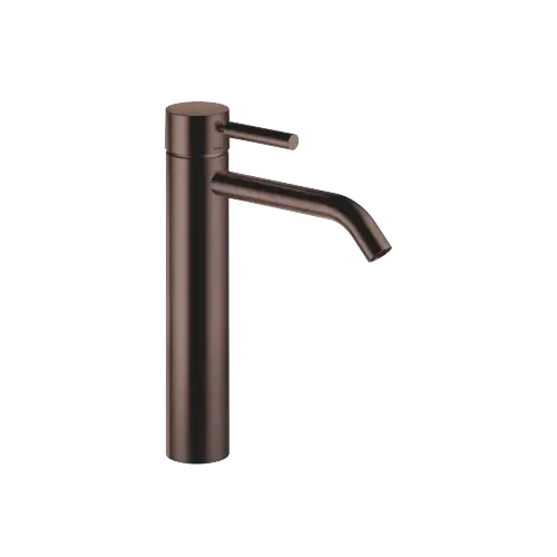 META Monomando de lavabo con base elevada sin válvula - Dark Bronze cepillado (PVD) - 33 539 660-43