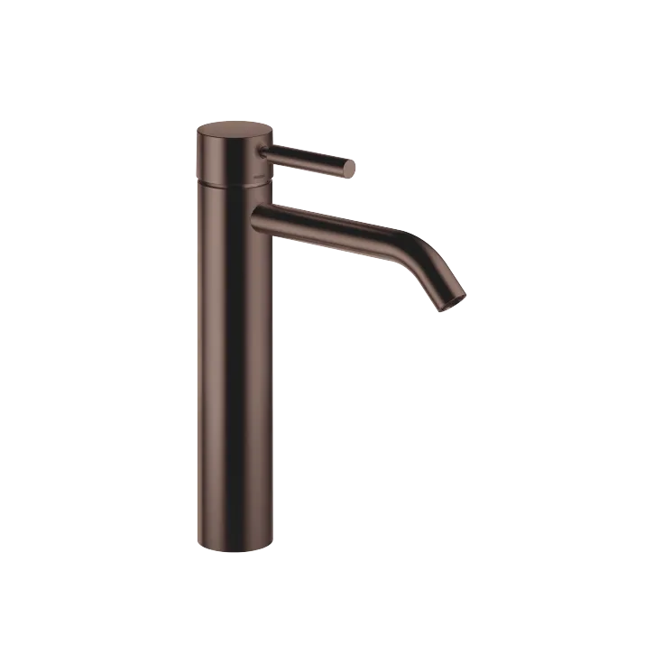 META Monomando de lavabo con base elevada sin válvula - Dark Bronze cepillado (PVD) - 33 539 660-43