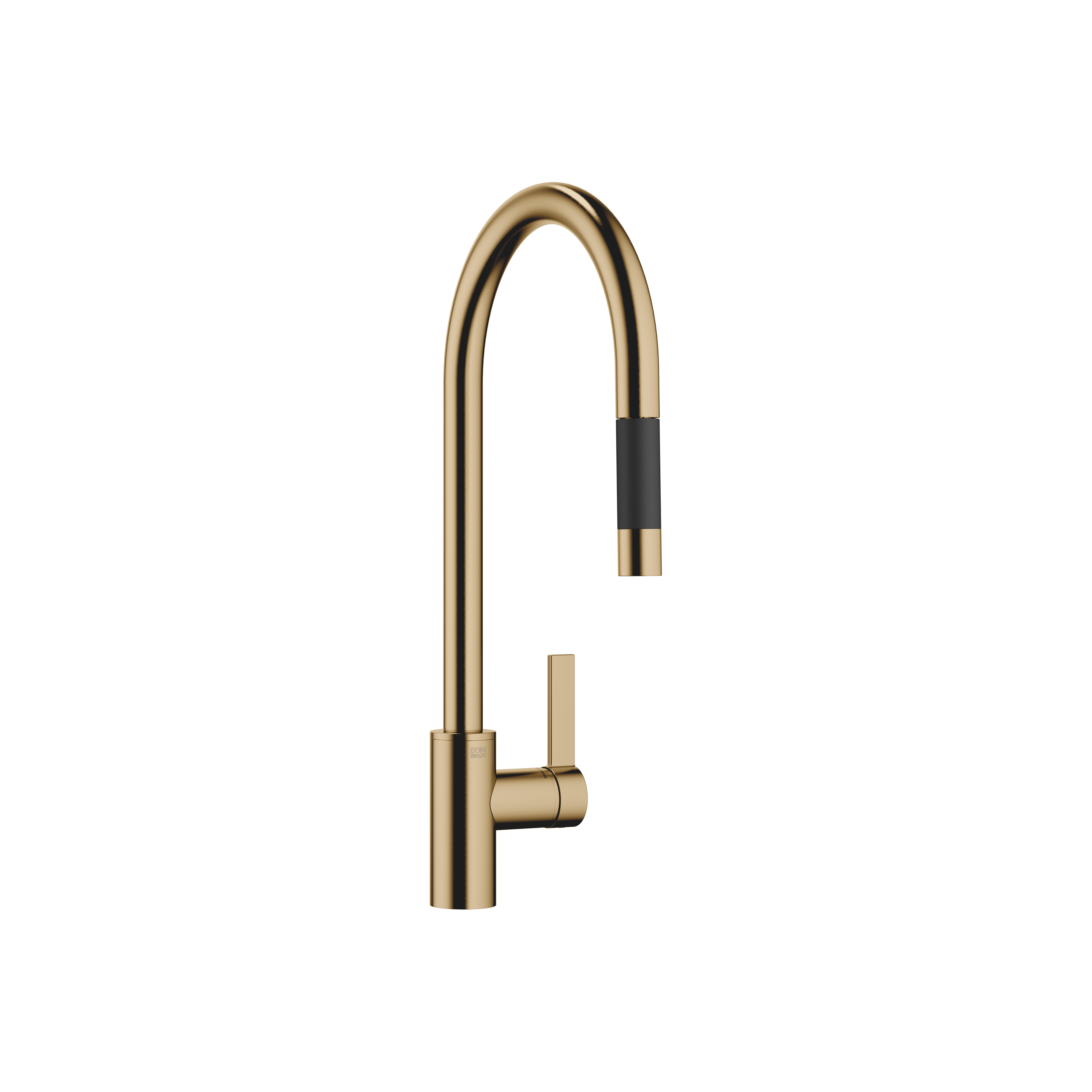 TARA ULTRA Brushed Dark Brass (PVD) : Single-lever mixer Pull-down