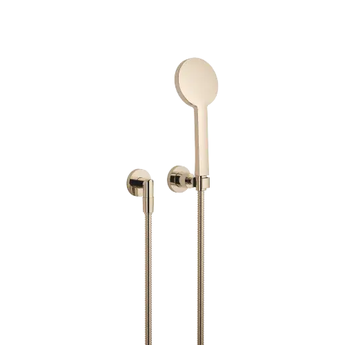 TARA Hand shower set with individual rosettes - Champagne (22kt Gold) - 27 803 892-47