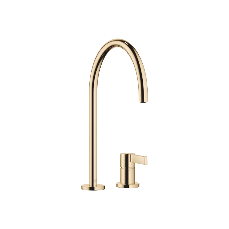 TARA ULTRA Two-hole mixer with individual flanges - Durabrass (23kt Gold) - 32 815 875-09 0010