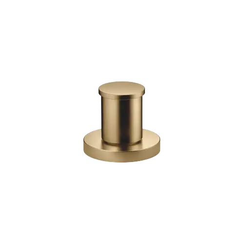 META Two-way diverter for bath rim or tile edge installation - Brushed Dark Brass (PVD) - 29 140 660-39