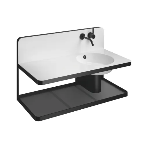 Steel 19 Washbasin wall-mounted right - 38 003 668-33 0010