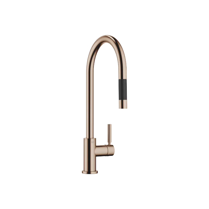 TARA Single-lever mixer Pull-down with spray function - Brushed Bronze - 33 870 888-42
