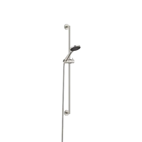 Shower set - Brushed Platinum - Set containing 2 articles
