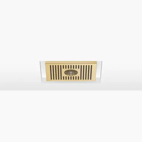 Rainshower for recessed ceiling installation with light 300 x 240 mm - Brushed Durabrass (23kt Gold) - 28 044 980-28