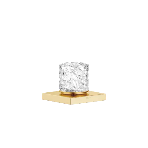 Handle Glass Design ICE small - Brushed Durabrass (23kt Gold) - XV-01 4977