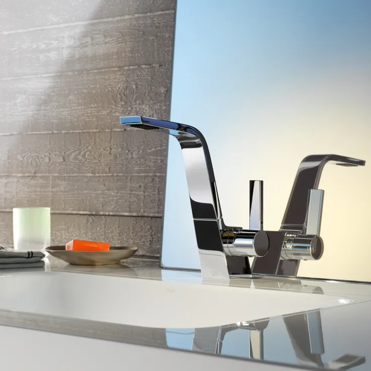CL.1 Single-lever basin mixer without pop-up waste - Chrome - 33 521 705-00