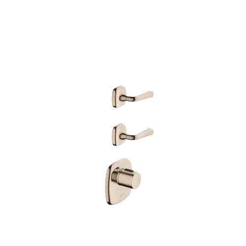 COYA xTOOL Thermostatmodul mit 2 Ventilen - Champagne (22kt Gold) - Set aus 3 Artikeln