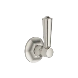 MADISON Wall valve clockwise closing 1/2" - Brushed Platinum - Set containing 2 articles