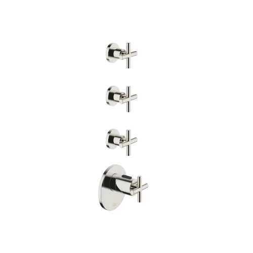 TARA xTOOL Thermostat module with 3 valves - Platinum - Set containing 4 articles