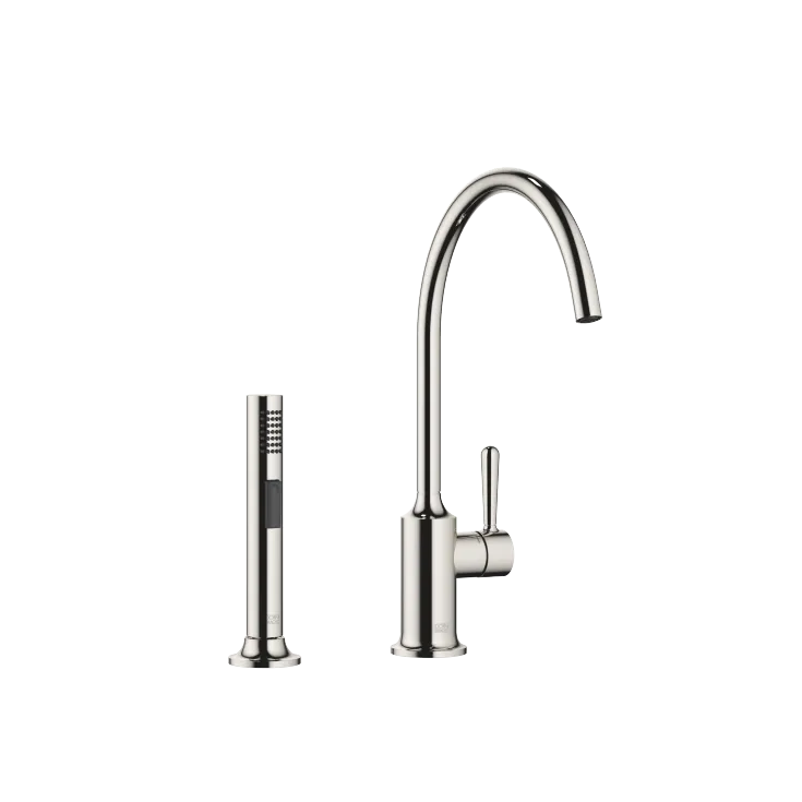 VAIA Mitigeur monocommande avec douchette extractible - Platine - Set contenant 2 articles