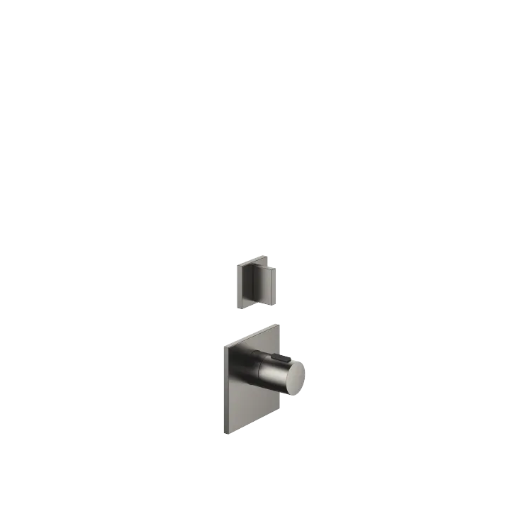 MEM xTOOL Thermostatmodul mit 1 Ventil - Dark Platinum gebürstet - Set aus 2 Artikeln