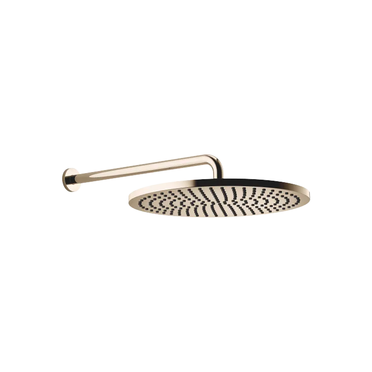 Rain shower with wall fixing FlowReduce 400 mm - Champagne (22kt Gold) - 28 658 970-47